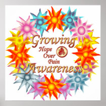 Hope Over Pain Growing Awareness Floral Wreath Pri