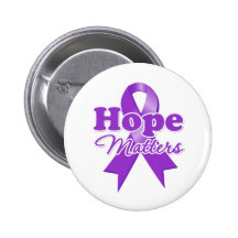 Hope Pancreatic Cancer Pinback Button
