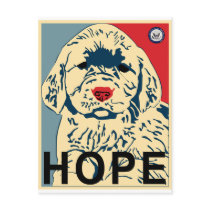 Hope puppy post cards