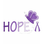 Hope Purple Ribbon Awareness t-shirts