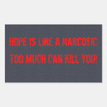 Hope! Rectangular Sticker
