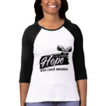 Hope Tattoo Butterfly Bone Cancer t-shirts