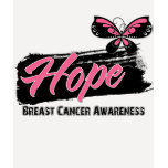 Hope Tattoo Butterfly Breast Cancer t-shirts