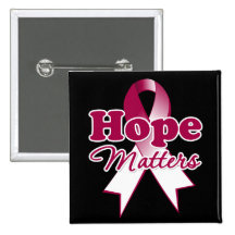 Hope Throat Cancer Button