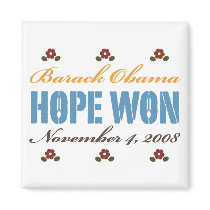 Hope Won Obama Magnet