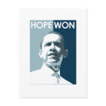 Hope Won Postcard