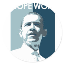 Hope Won Stickers