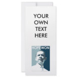 Hope Won T-shirt Rack Card Design