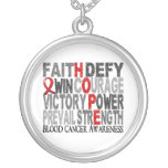 Hope Word Collage Blood Cancer Custom Jewelry