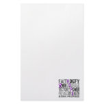 Hope Word Collage Bulimia Stationery Design
