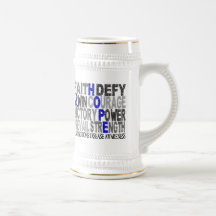 Hope Word Collage Huntington's Disease Coffee Mug