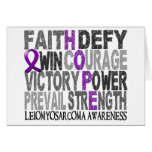 Hope Word Collage Leiomyosarcoma Greeting Cards