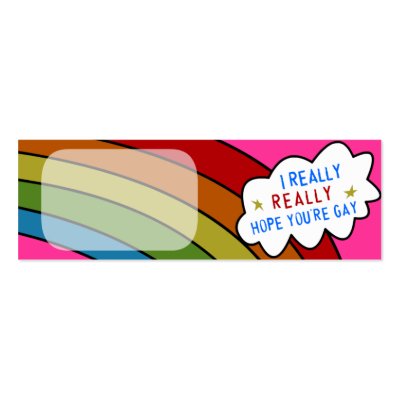Hope You Are Gay FL!RT Card! Business Cards by flirtcards