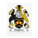 Hopkins Family Crest postcards