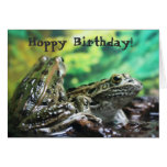 Hoppy Birthday Frog Card