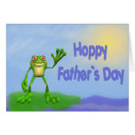 Hoppy Birthday Frog Greeting Cards