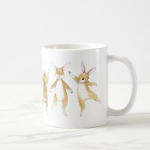 Hoppy Dance Bunnies Mug