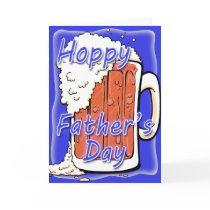 Hoppy Father's Day Ale Mug Greeting Cards