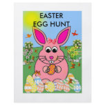 Hoppy Pink Bunny Day flyers