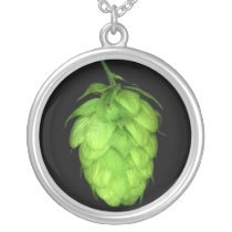 Hops cone necklace