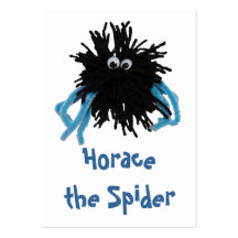 Horace the Spider business card + 2012 calendar