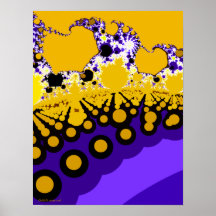 Horizon Dance Fractal Art Print
