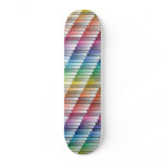 Horizontal Colourful Skateboard
