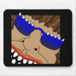 HORN RIMMED MANSTER MOUSE PAD