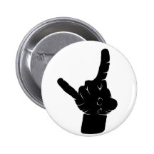 horny hand horns metal rock concert grondcore live buttons