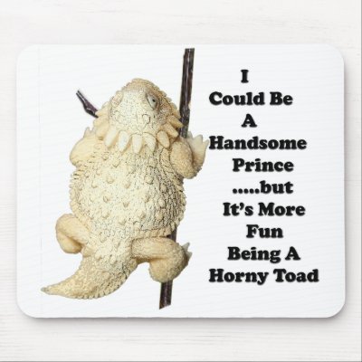 Horny Toad 2 Mousemat by friskybiz