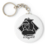Horoscope Birthday Aquarius keychains
