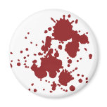horror blood stains magnets