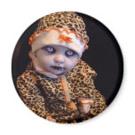 horror doll pin gravenbabies fridge magnet