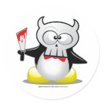 Horror Movie Penguin stickers