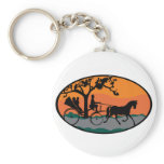 Horse and Carriage Ride keychains