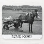 Horse and Cart Mousepad