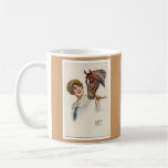 horse and lady mug