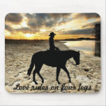 Horse and Rider Mousepad