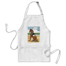 Horse art ON THE BIT now what Aprons