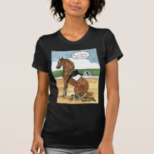 Horse art ON THE BIT now what Tshirt