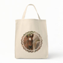 Horse Baby Grocery Tote Bag