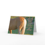 Horse Birthday Card