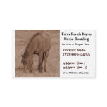 Horse  Boarding or Stables business cards