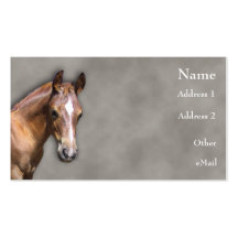 Horse Business Card Template