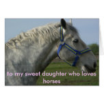 horse card