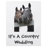 Horse Country Wedding Invite flyers