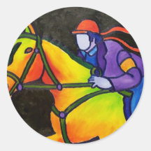 Horse Dashing Sticker