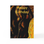 horse dreams fire, Happy Birthday cards