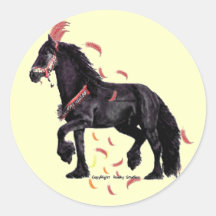 Horse Feathers Stickers