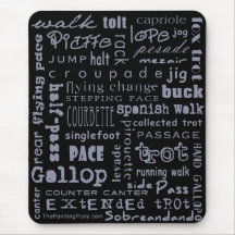 Horse Gaits Mouse Mats